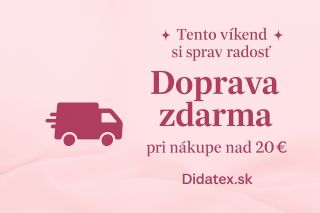 Tento víkend si sprav radosť 🛍️ Doprava zdarma pri nákupe nad 20 € 🚚💨 Urob si pohodlie, objednaj si svoje obľúbené kúsky z...