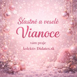 Šťastné a veselé Vianoce vám praje kolektív Didatex.sk 🎄💗 #veselevianoce #didatexsk #vianoce2025